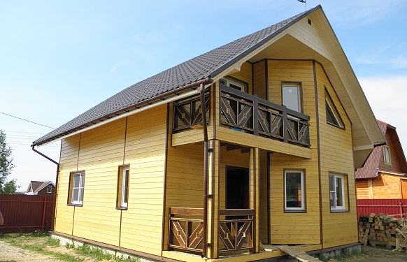 Построенный домДом из бруса в г. Серпухов
