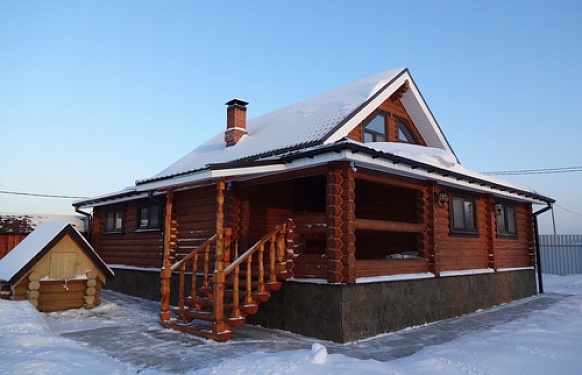 Построенный домДеревянный дом в деревне Клейменово, Серпуховский район