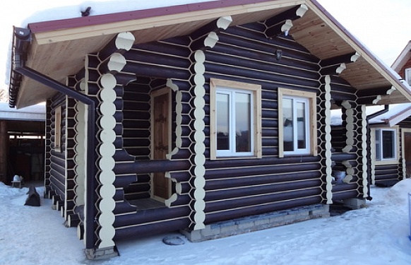 Построенный домДеревянная баня в деревне Нижнее Шахлово, Серпуховский район